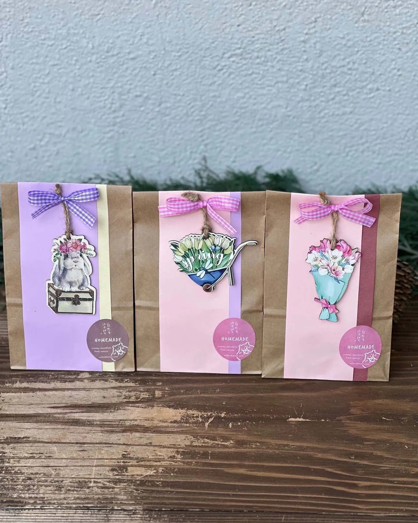 春到来❣️季節を感じるラッピング