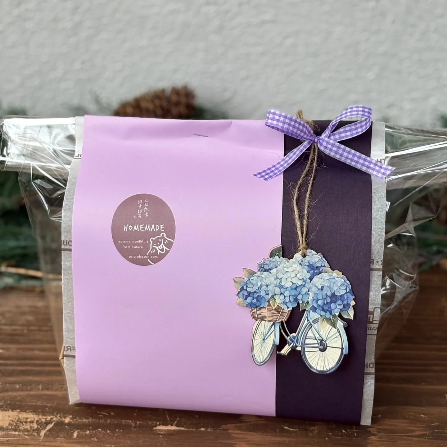 紫陽花ラッピング