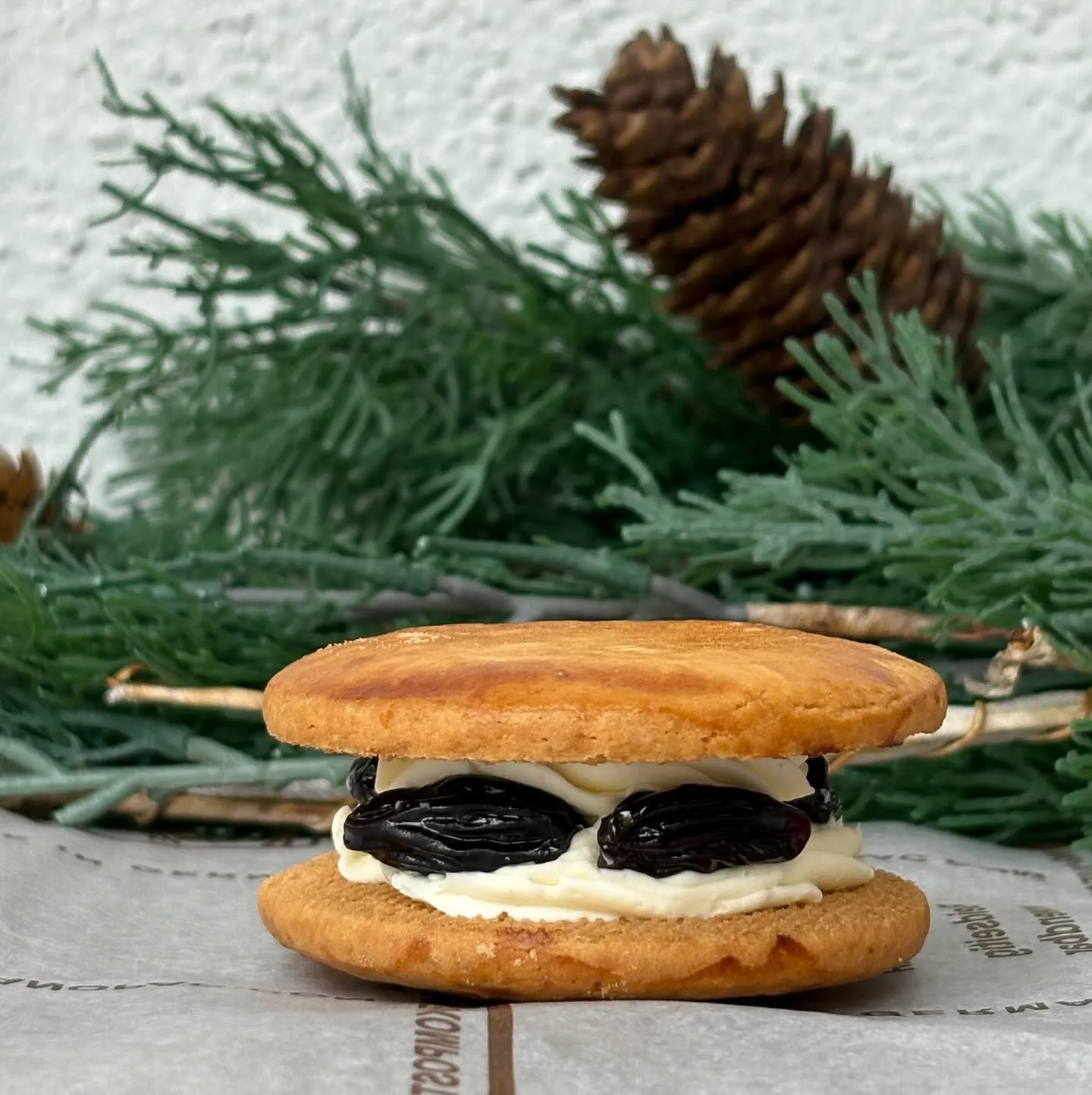 米粉のレーズンバターサンド