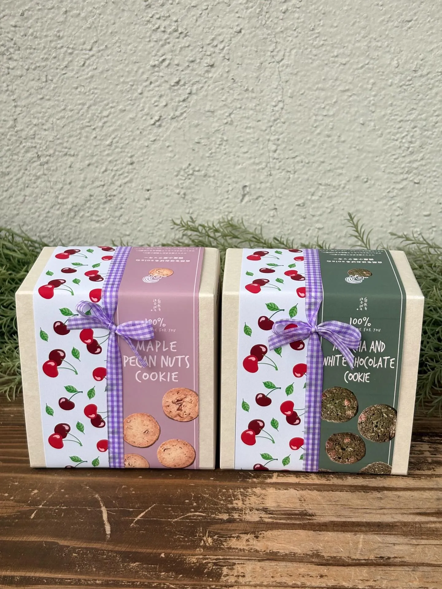 国産小麦クッキーのラッピング