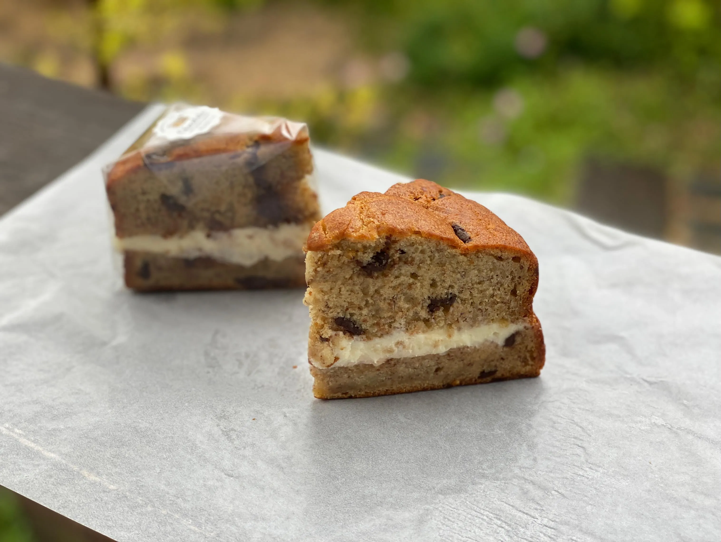 チョコバナナのヴィクトリアケーキ