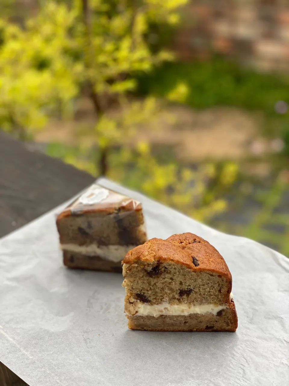 チョコバナナのヴィクトリアケーキ